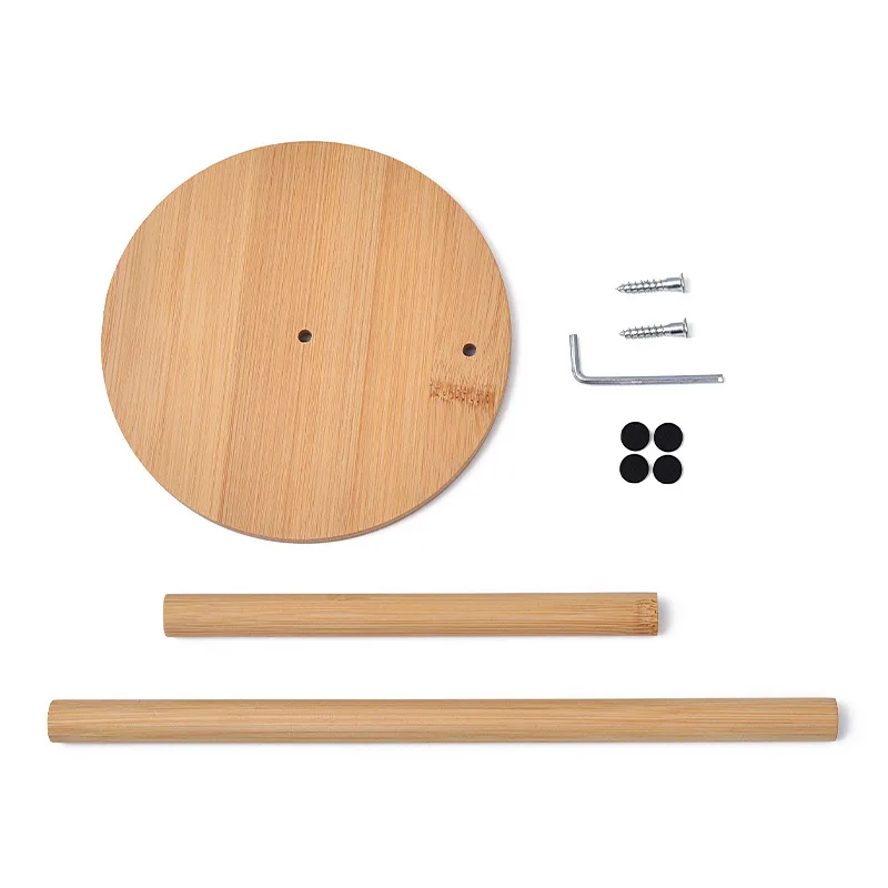 대나무 수직형 키친타월 홀더, 다용도 주방/욕실 정리함 (티슈, 랩 등)