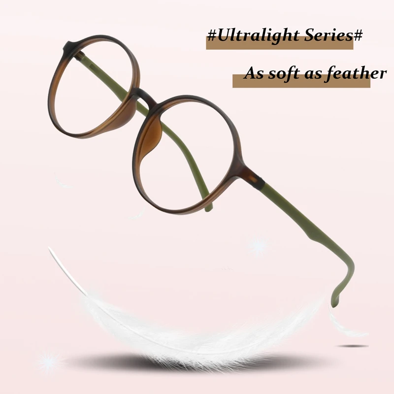 Brand Design Vintage Round Green Frame Anti Blue Light Photochromic Reading Glasses Men and Women Prescription Custom Glasses - Image 3