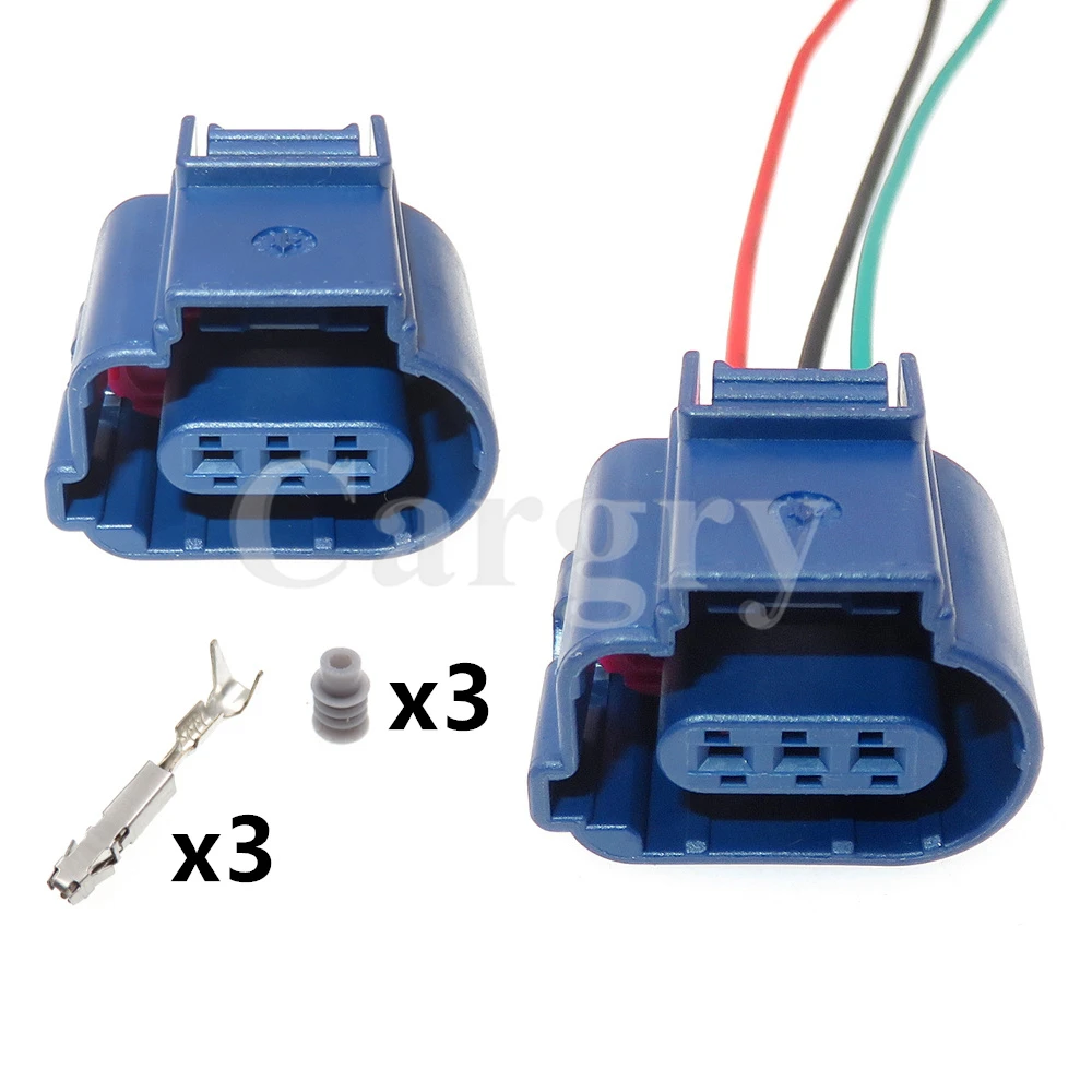 

1 Set 3P 8K0973703A Car Cable Socket for VW Audi Automobile Plastic Housing Waterproof Connector with Wires