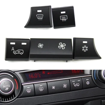 Dashboard Ventilation Heater Climate Circulation Button AC Volume Adjustment Switch Cover For BMW X5 X6 E70 E71 E72 64119310445 1