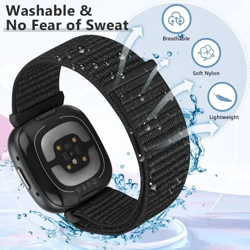Breathable Nylon Smartwatch Strap - Comfortable Wristband Accessory