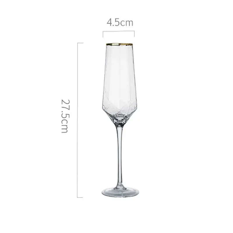 1pc Champagne Goblet Cocktail Glass Goblet Champagne Cup Martini Wine