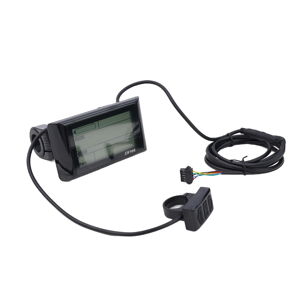 Écran LCD SW900 Pour Trottinette électrique – 24V à 60V – 5 Broches