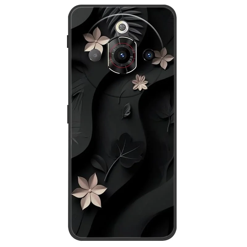 Cute Fashion Black Silicone Soft Phone Case - Shockproof Back Cover Shell
