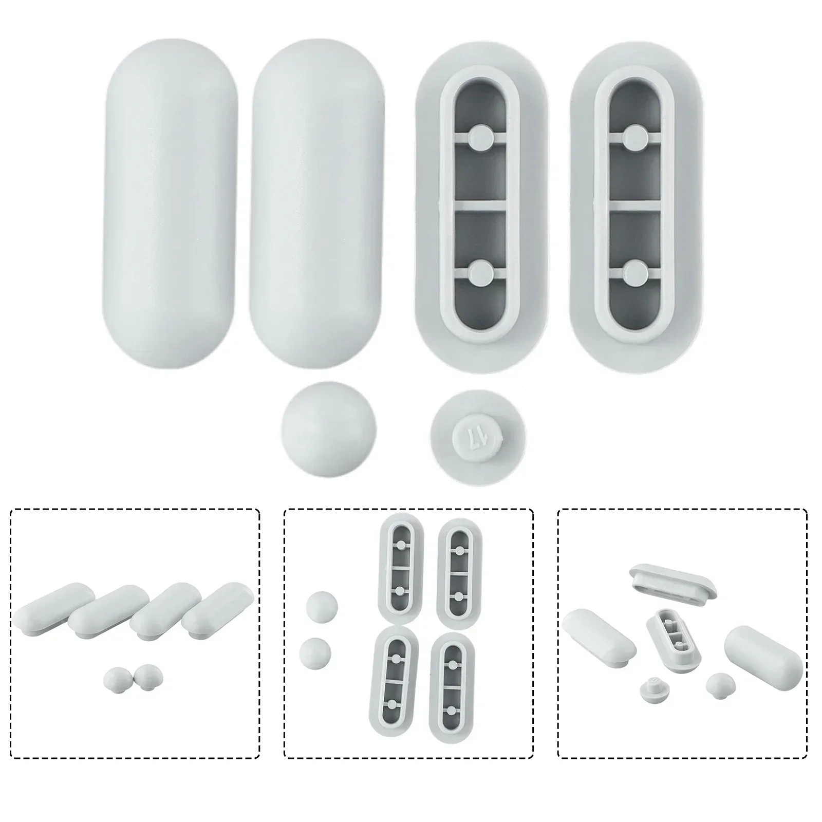 Toilet Seat Shock-proof ers Bumpers Replacement Pads Accessories Parts Antislip Gasket Toilet Seat Cover Bumper Increase