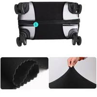 Luggage Cover Stretch Fabric Suitcase Protector Baggage Dust Cover Suitable 18-32 Inch SuitcaseTravel Organizer letter Series 3