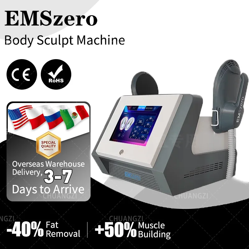 EMSzero NEO RF 머신 2024 EMS 바디 슬리밍 조각, 지방 연소, 노바 무게추 전자기 근육 손실