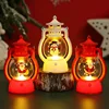 Santa Claus Hanging Lantern Light LED Christmas Lamp Candle Light Retro Small Oil Lamp Merry Xmas Party Home Decor New Year 2025 3