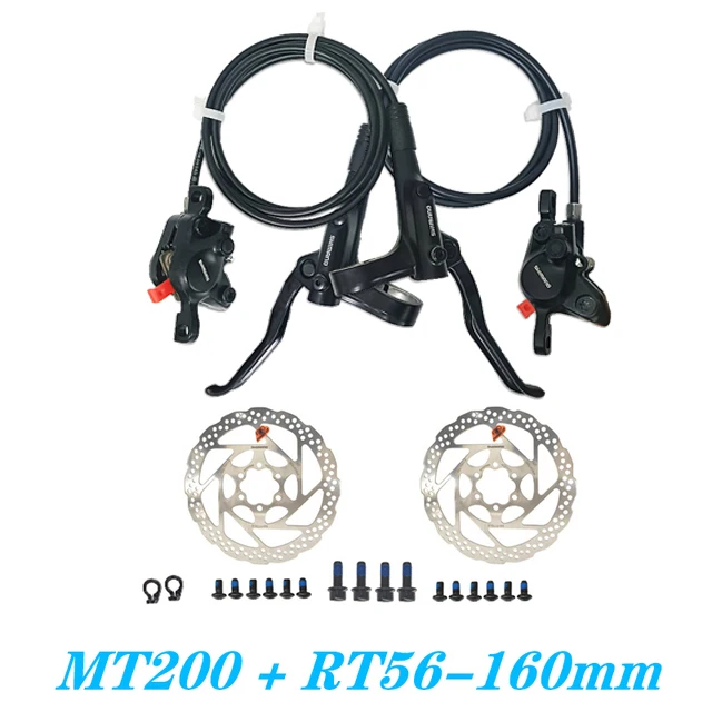 Pinza Freno A Disco Idraulico BR-MT200 A 2 Pistoni Tipo Con Perno Ant. O Post. Nero Shimano