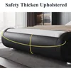 Queen Size Bed Frame with Ergonomic & Adjustable Headboard, Low Profile Modern Upholstered Platform Sleigh Design 6