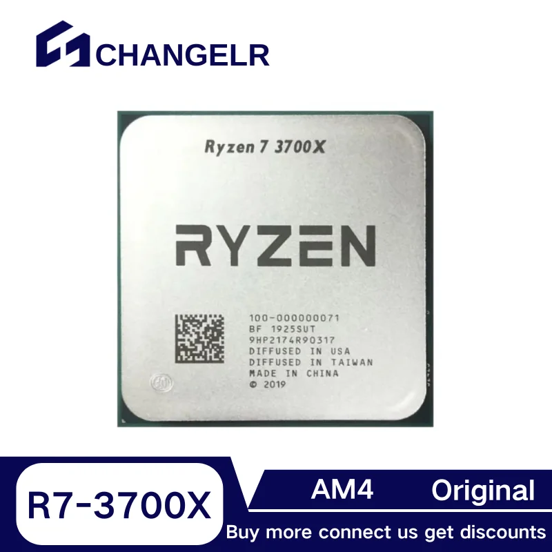 

Processor Ryzen R7-3700X 100-000000071 8Core 16Threads Socket AM4 Cpu 4.4GHz 32M AM4