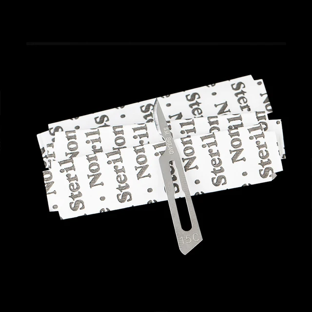 Swann Morton Acciaio Al Carbonio Bisturi Sterilizzati #10, 11, 14, 15, 20, 23 (No.10A - Foto 5