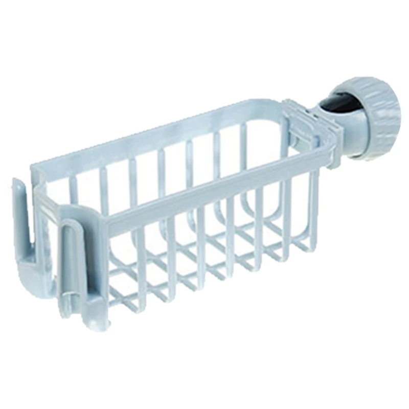 Kitchen Drain Rack Faucet Mounted Rag Shelf Sink Storage Rack Detachable adjustable sink dish drying rack kitchen organizer plastic sink drain basket vegetable fruit holder storage rack