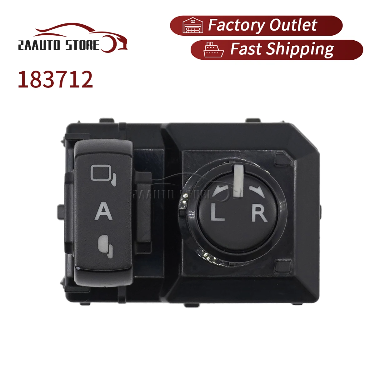 Driver Side Mirror Control Switch For Toyota Hilux Revo 2016-2020 - Replacement For OEM 84872-47030