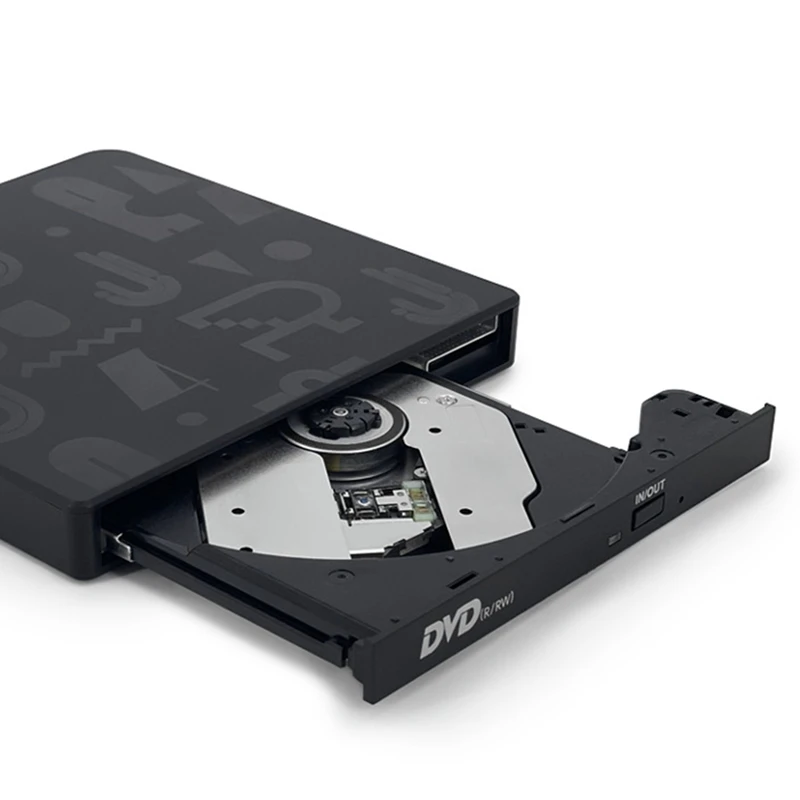 외장 DVD 광학 드라이브, 노트북 데스크탑 범용 다기능 CD 버너, 내구성 있는 외장 광학 드라이브 플레이어, USB3.0