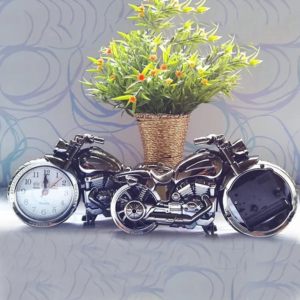 Personalized Desktop Quartz Clock Personality Gift Friends Cool Motorcycle Alarm Clock Model Fashion Retro Alarm quartz clock movement,retro desk clock,retro telephone alarm clock