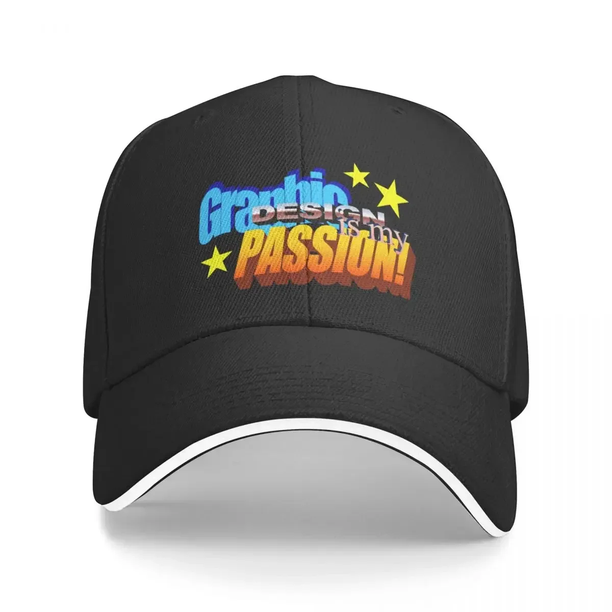 

Graphic Design Is My Passion! Baseball Cap Snap Back Hat dad hat Caps For Women Men's