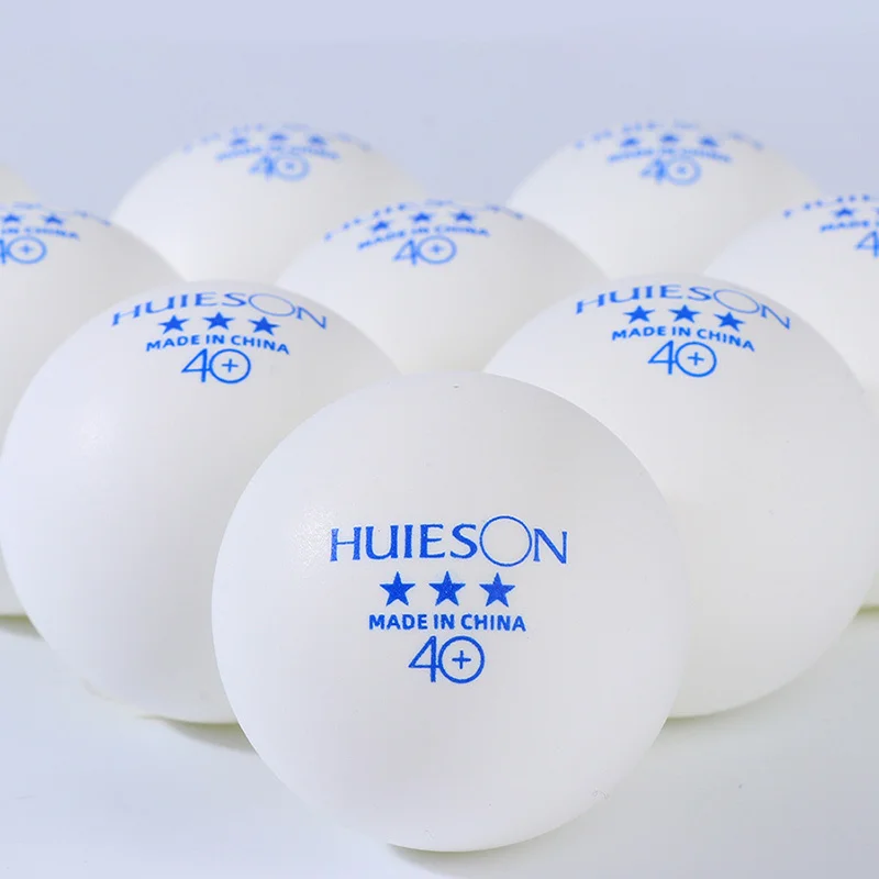 Huieson Professional 3 Star Table Tennis Balls ABS 40+ Competition Ping-pong Balls Durable Table Tennis Ball For Player Training