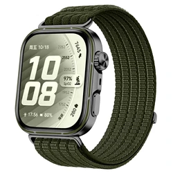 Breathable Braided Nylon Loop Strap - Comfortable Official Band for Smartwatch Accessories (A spruce green)