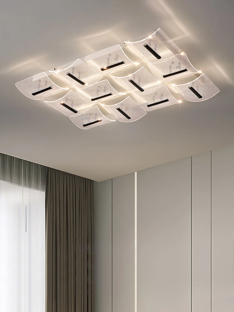 

Affordable Luxury Style Ceiling Lamp Living Room New Lobby Light Atmospheric Dining-Room Lamp High-End Square Modern Minimalist