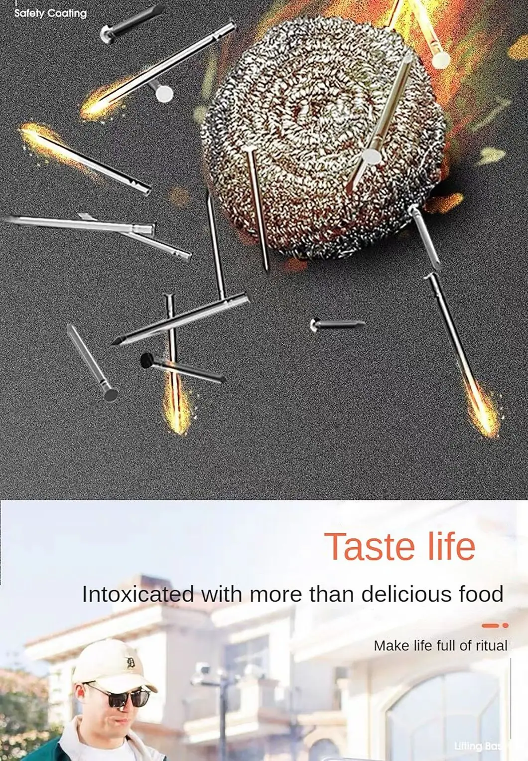 New Oil Drum Barrel Outdoor Charcoal Barbeque BBQ Grills Backyard Party Barbecue Smoker with Rotisserie Roast Chicken Rack