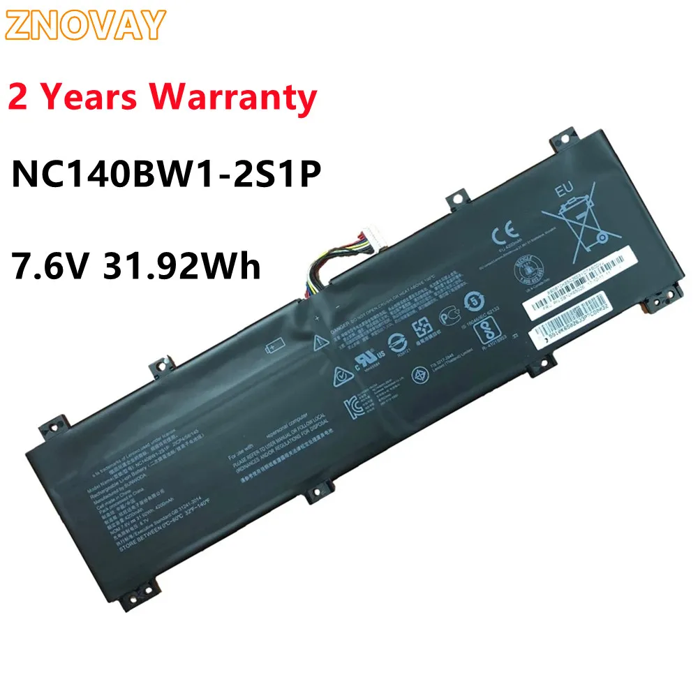 

ZNOVAY New NC140BW1-2S1P Laptop Battery For Lenovo IdeaPad 100S 0813002 80R9 100S-14IBR 100S-141BR 2ICP4 7.6V 31.92WH/4200mAh