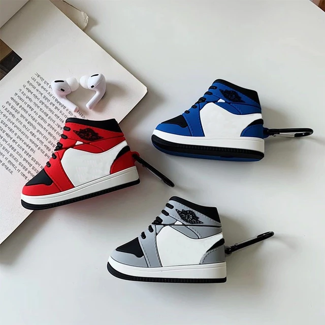 Schrijfmachine zone Rafflesia Arnoldi 3D Sports Brands AJ Sneaker Co-Branding Shoe Design Silicone Earphone Case  for Airpods 2 Pro Case _ - AliExpress Mobile