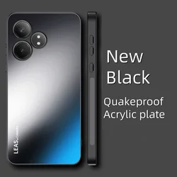 Matte Acrylic Magnetic Shockproof Protective Phone Case for Acrylic (Black)