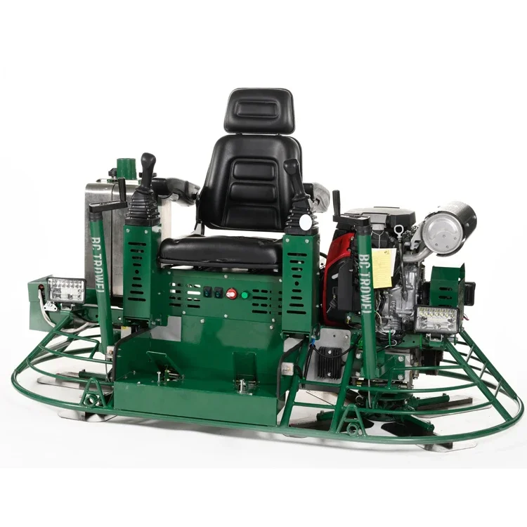hydraulic concrete power trowel concrete finishing machinegasoline engine ride on