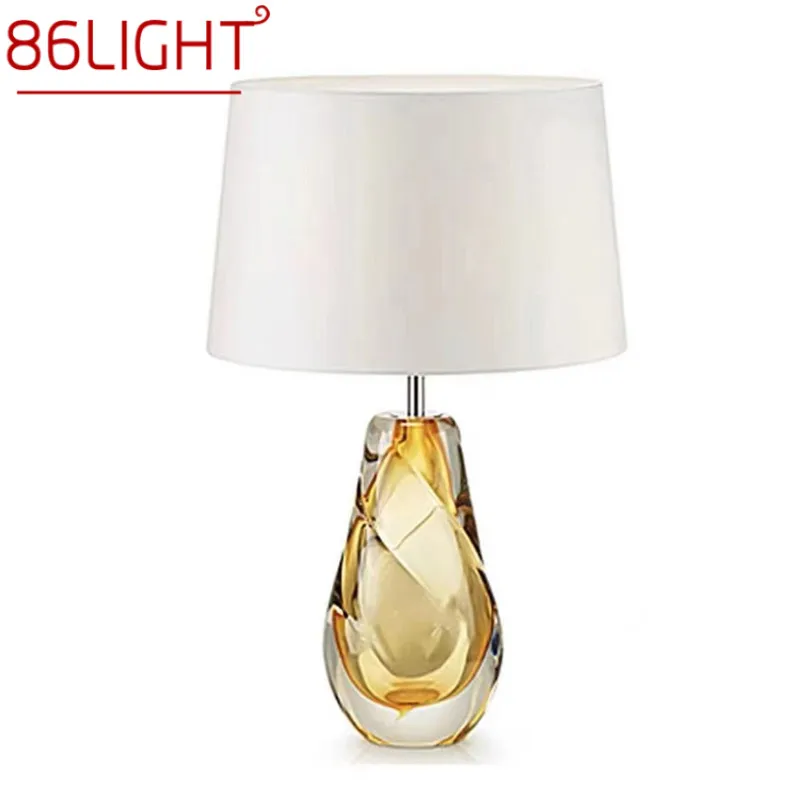 

86LIGHT Nordic Modern Glaze Table Lamp Fashionable Art Iiving Room Bedroom Hotel LED Personality Originality Desk Light