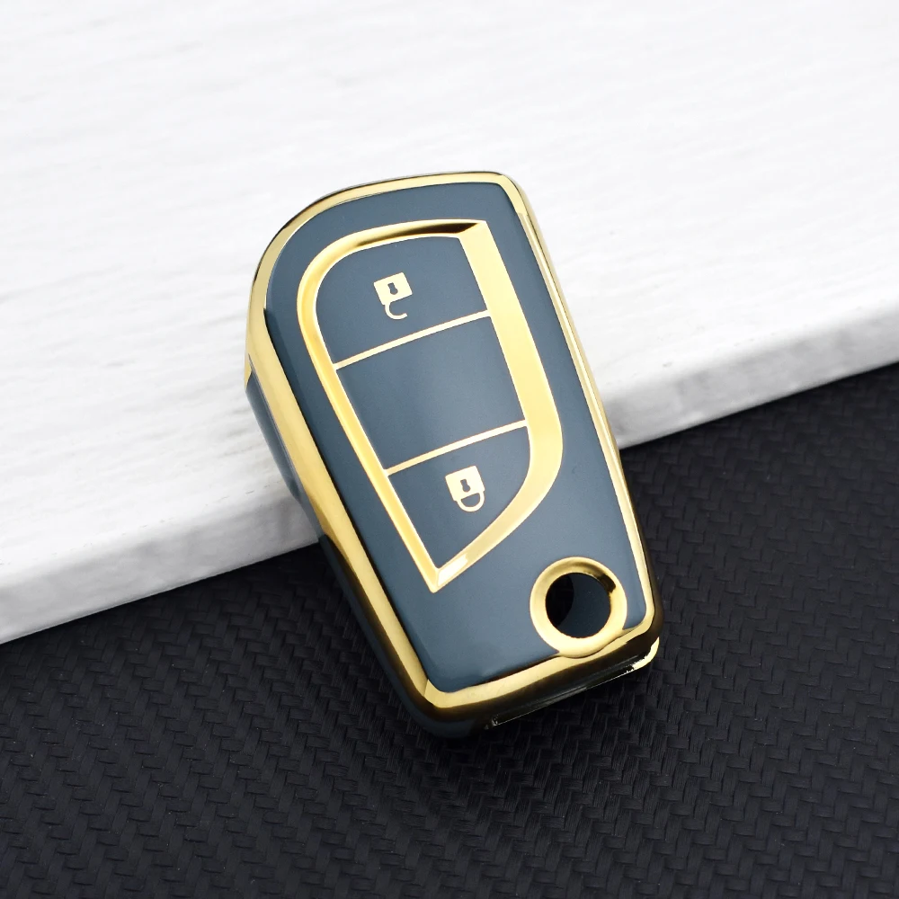 Durable 2-Button Anti-Scratch Car Key Shell
