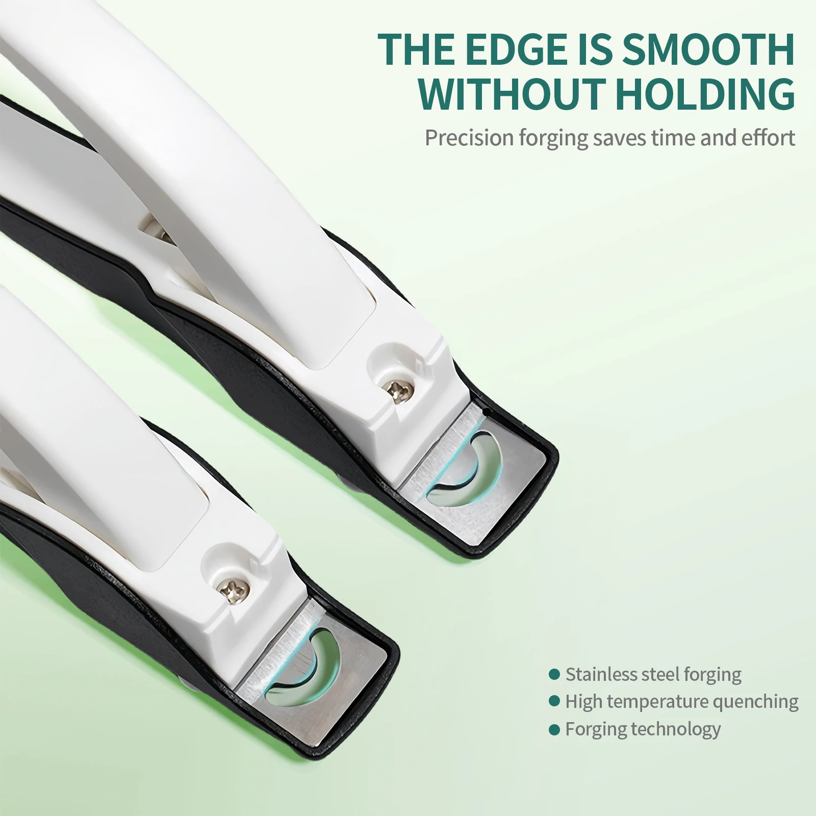 NAILPOP Tagliaunghie acrilico regolabile con misuratore Strumento professionale per manicure con lama in acciaio inossidabile per punte per unghie - immagine 4
