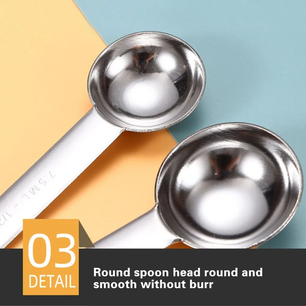 Stainless Steel Measuring Spoons Multipurpose Creative Baking Cooking Seasoning Measuring Spoons Kitchen Accessories 6/7pcs kitchen measuring spoons measuring spoon set