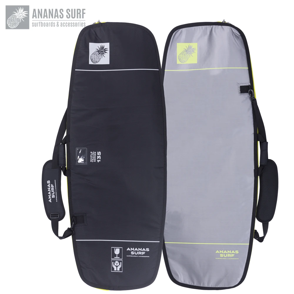 Ananas Surf Twintip Kiteboard Travel Bag Kitesurf Board Cover For 135, 145cm Wakeboard Wakesurf Protective Boardbag