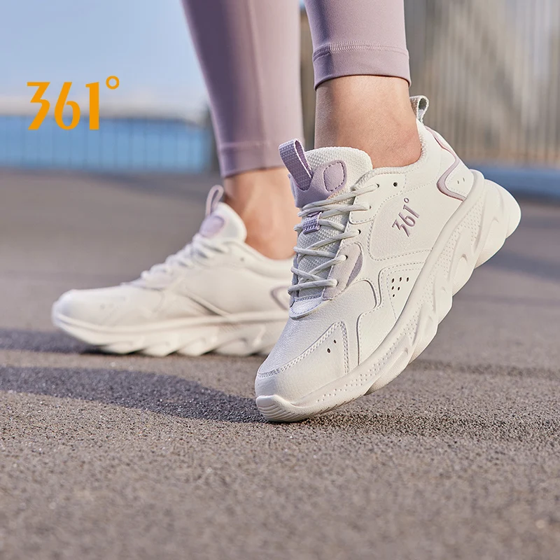 361 degrés femmes chaussures de sport de course Absorption des chocs rebond tout-match mode confortable baskets mâle 682232237 1