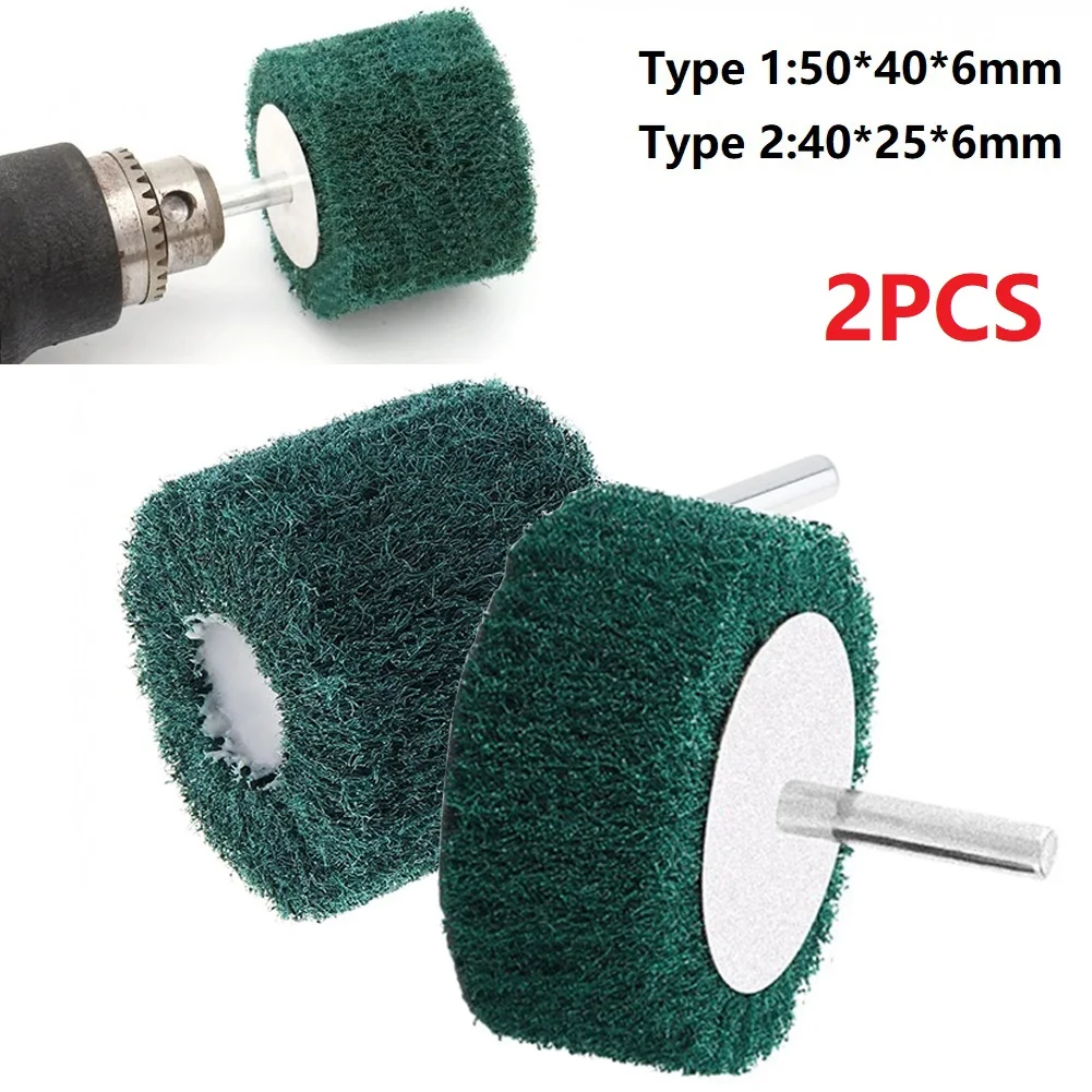 ChgImposs 6mm Shank Flap Fibra Rettifica Testa Ruota Abrasivo Mini Spazzola Trap