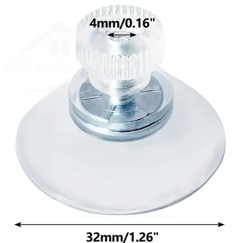 5/10Pcs Suction Cups with Screw 25/32/41/53mm Plastic Sucker Pad Holder PVC Sucker with Screw Nut for Bathroom Window Car Shade - Image 10