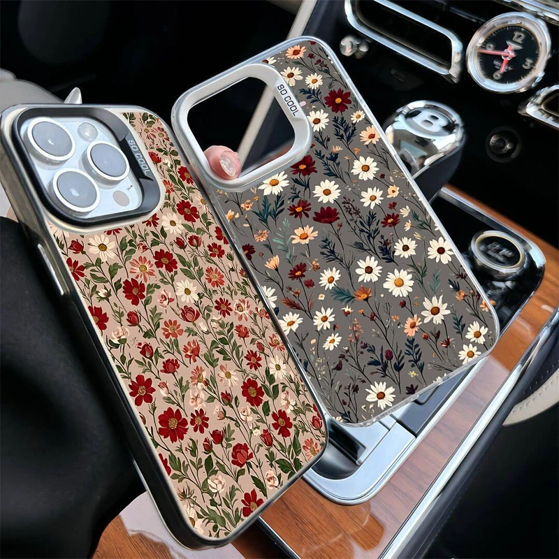 Daisy Flowers Hard Cover Phone Case