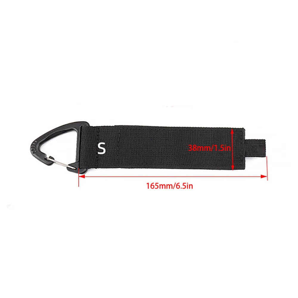 Nylon Heavy-Duty Cord Organizer Straps with Triangle Buckle - Cable and Hose Management Solution