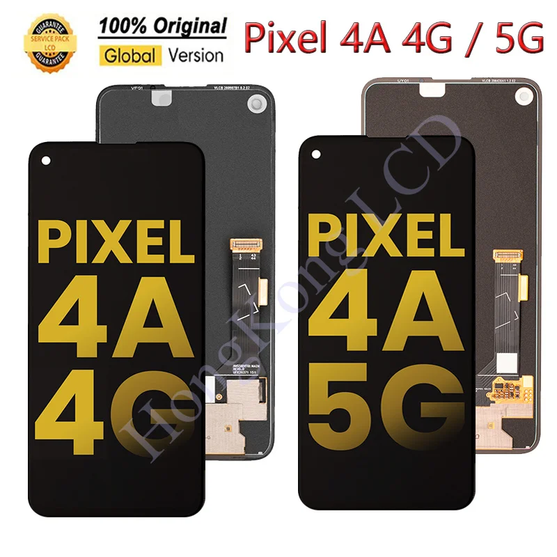 Original Pixel 4A LCD For Google Pixel 4A 4G 5G LCD Display Screen ...