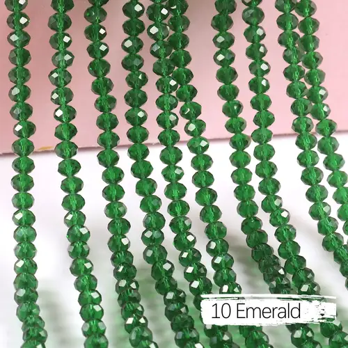 2mm 4mm 6mm 8mm Rondelle Austria Crystal Beads Faceted Glass Beads Loose Spacer Beads for DIY Bracelet Garment Making - Image 39
