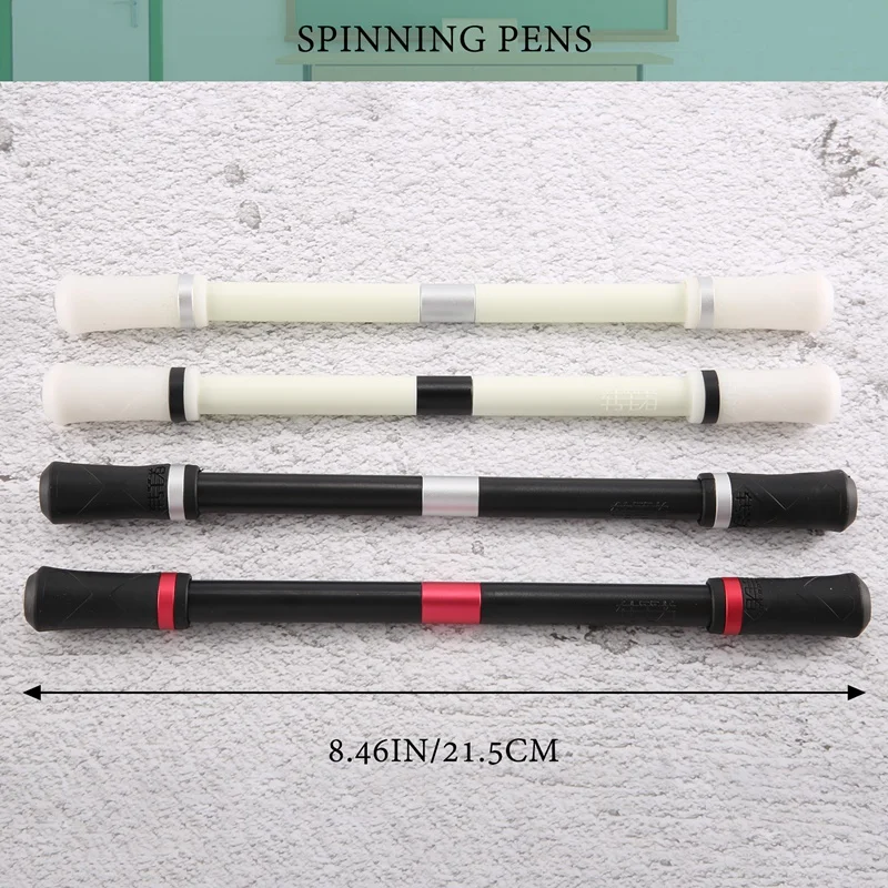 십대 학생용 스피너 펜, 손가락 펜, 회전 펜, 게임 회전 펜, 비행 피젯 매직 펜, 4 개