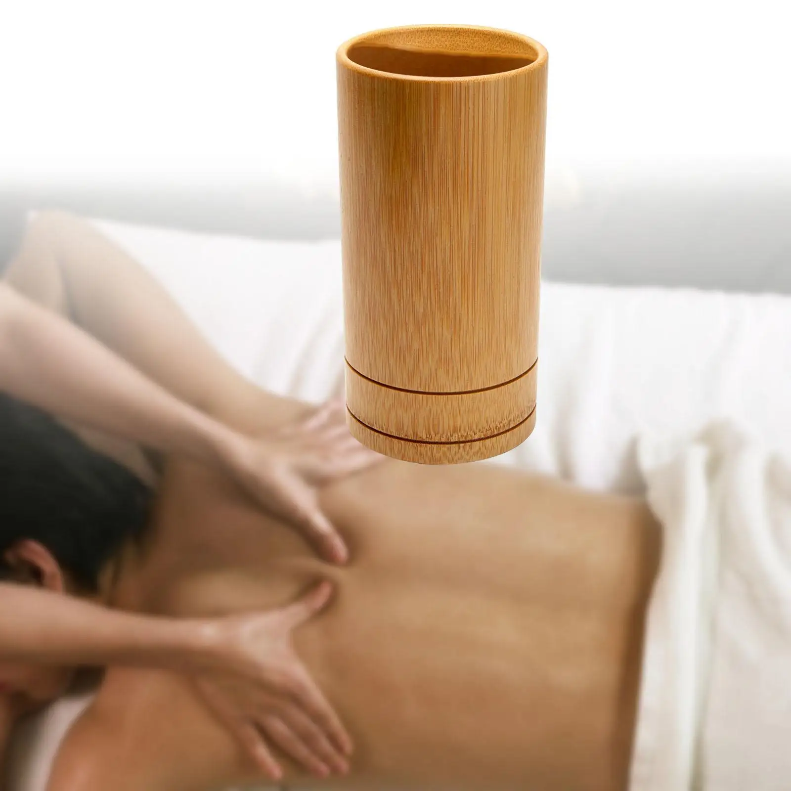 Bamboo Massage Sticks Massager Tool Handheld Portable Roller Stick Guasha Scraping Stick Massage Tools for Arms Full Body
