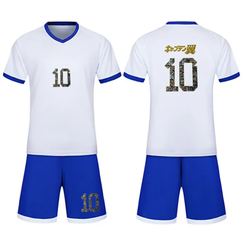 Anime Captain Tsubasa Football Jersey Set Youth Mens Soccer Training Maglie Ozora Tsubasa Football Uniform Kids