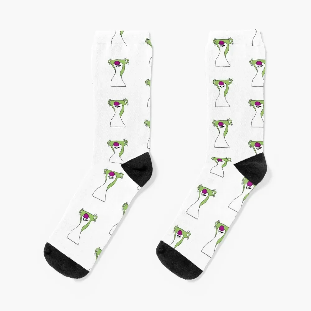 

badly drawn sid the sloth Socks Novelties Christmas funny sock christmas stocking Mens Socks Women's