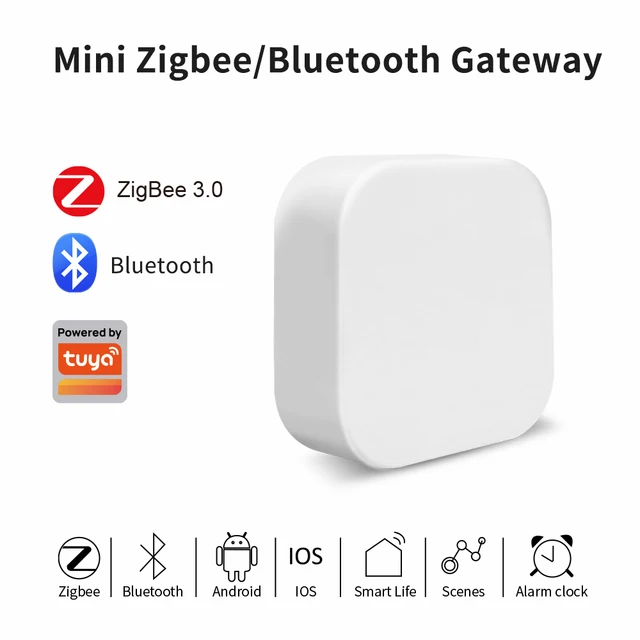 Tuya Zigbee/Bluetooth Gateway Smart Wireless Hub Gateway Connect 128(max)zigbee devices for Smart Life APP Alexa Home SmartLife