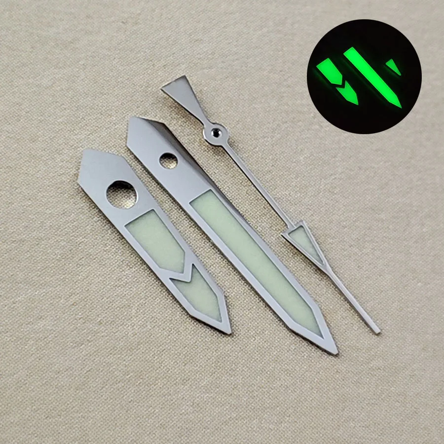 NH35 Hands New C3 Green Luminous Hands Size 8mm x 12mm x 12.5mm Watch Accessories For NH35 NH36 NH38 4R 7S Movement
