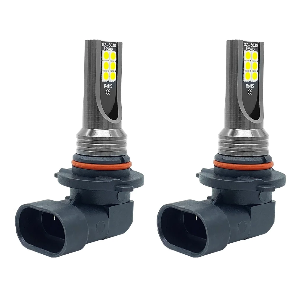 2Pcs 9005 HB3 9006 HB4 LED 자동차 안개등 헤드 라이트 전구 H4 H7 H16 H8 H9 H11 12000Lm 슈퍼 밝은 운전 러닝 라이트 12000K