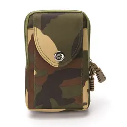 Men's Tactical Molle Waist Pack - Compact Military-Style Belt Pouch for Travel & Outdoor Adventure (Camouflage)