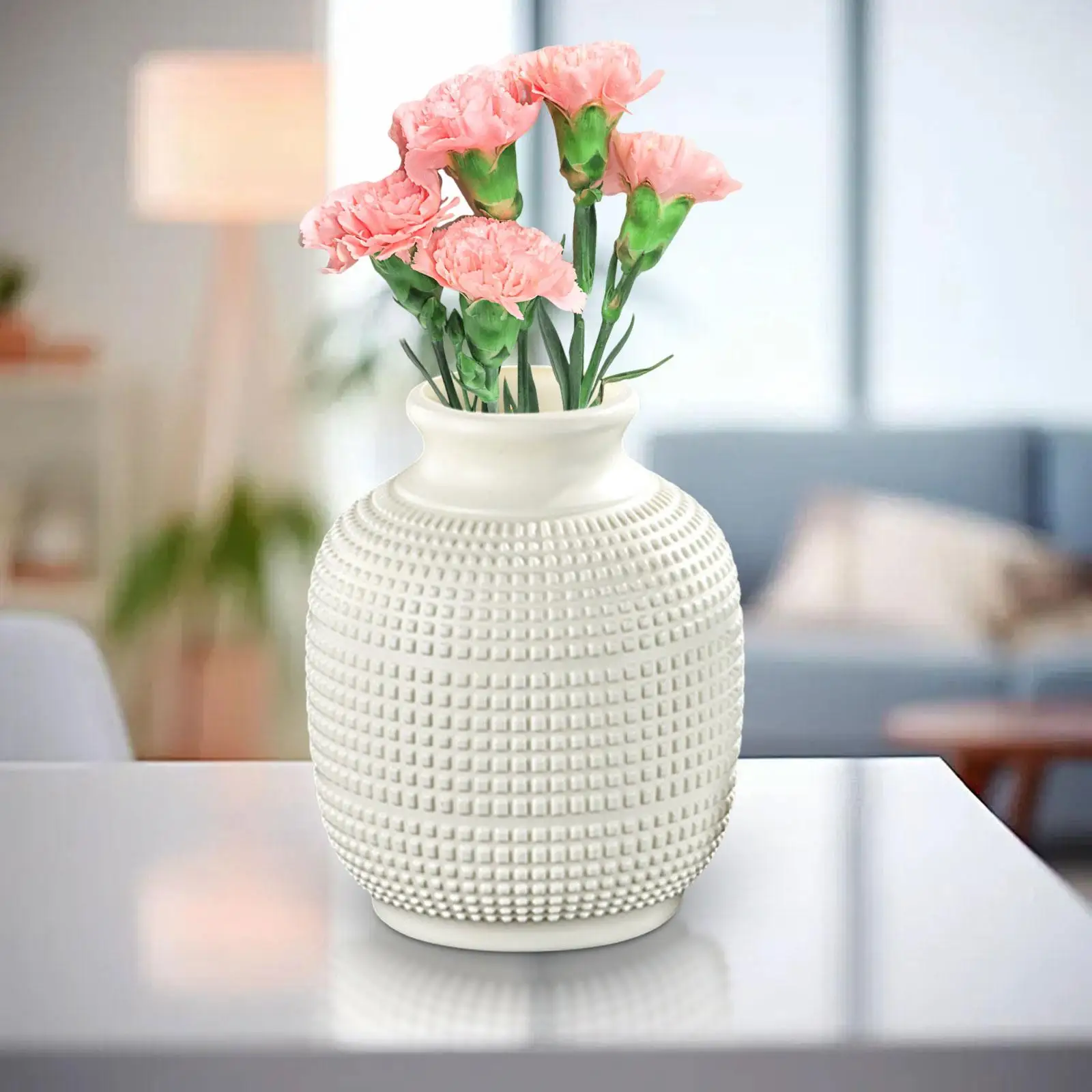 Flower Vase Table Centerpiece Elegant Tabletop Ornament, Decorative Table Vase for Coffee Table TV Cabinet, Home Decoration Flower Vase Table Centerpiece Elegant Tabletop Ornament, Decorative Table Vase for Coffee Table TV Cabinet, Home Decoration